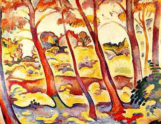 拉西奥塔特景观 Landscape at La Ciotat (1907; France                     )，乔治·布拉克