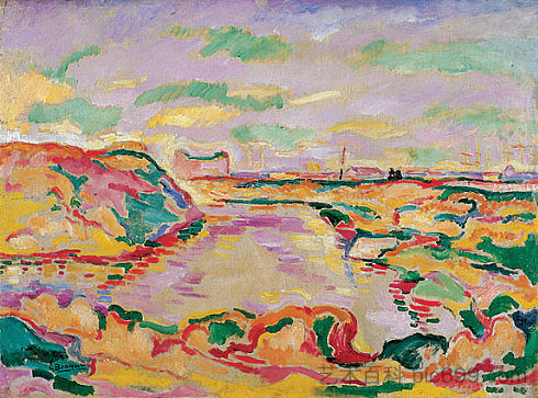 安特卫普附近的景观 Landscape near Antwerp (1906),乔治·布拉克