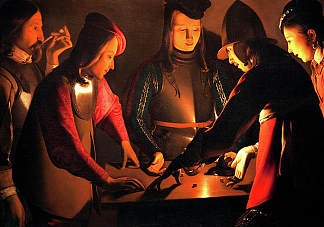 骰子玩家 The Dice Players (1650 – 1651)，乔治·德·拉·图尔