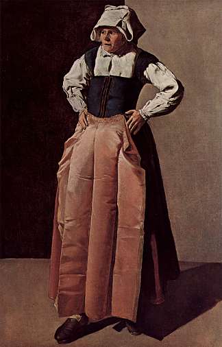 婆 Old Woman (c.1618 – 1619)，乔治·德·拉·图尔