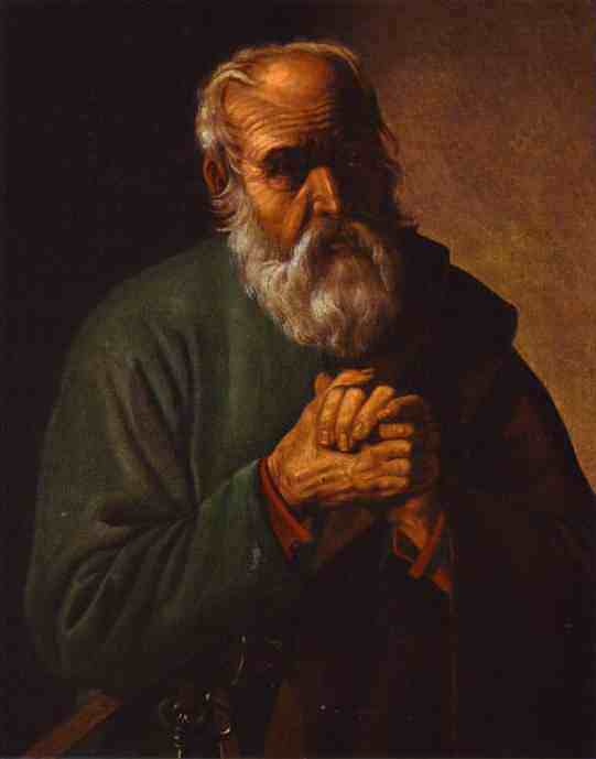 圣彼得 St. Peter (1615 - 1620)，乔治·德·拉·图尔