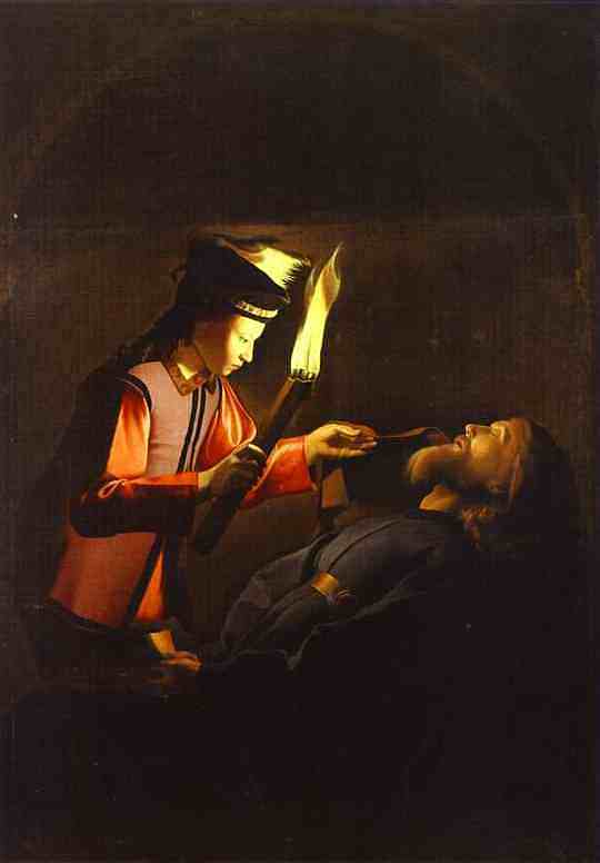 圣亚历克西斯尸体的发现 The Discovery of the Body of St. Alexis，乔治·德·拉·图尔
