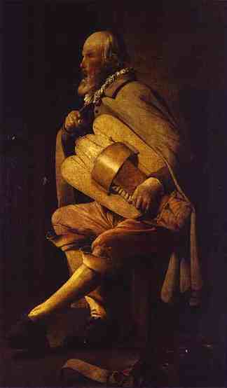 手风琴演奏家 The Hurdy-Gurdy Player (1625)，乔治·德·拉·图尔