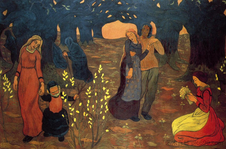 生命的年龄 The Ages of Life (1892)，乔治·拉孔布