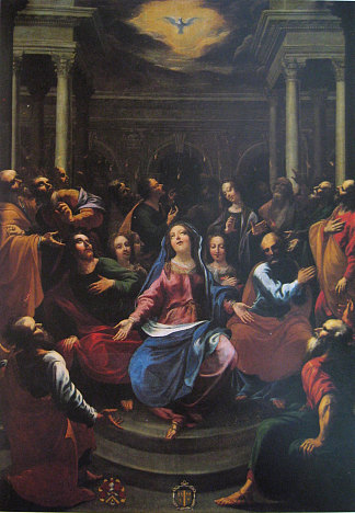 圣灵的降临 Descente Du Saint Esprit (c.1635)，乔治斯·拉勒芒