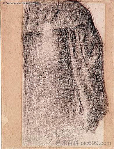 学习“La Grande Jatte的夏日星期天” Study for "Un dimanche d'été à la Grande Jatte" (1884 - 1885; France ),乔治·修拉