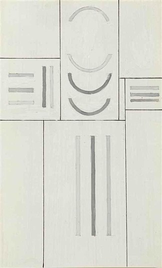 直线、曲线和直线的功能 Fonction de lignes, courbes et droites (1937)，乔治·梵顿格勒