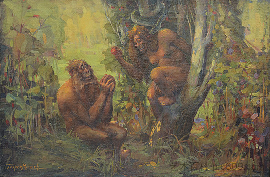 亚当和夏娃 Adam and Eve，格奥尔基·马舍夫