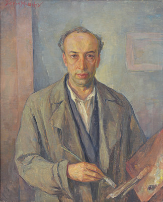 自画像 Self-Portrait (1937; Bulgaria                     )，格奥尔基·马舍夫