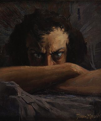 流浪者（自画像） Outcast (Self-Portrait) (1921; Bulgaria                     )，格奥尔基·马舍夫