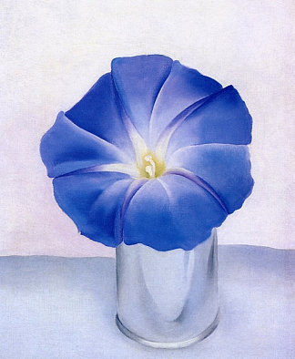 蓝色牵牛花 Blue Morning Glory，乔治亚·奥基夫