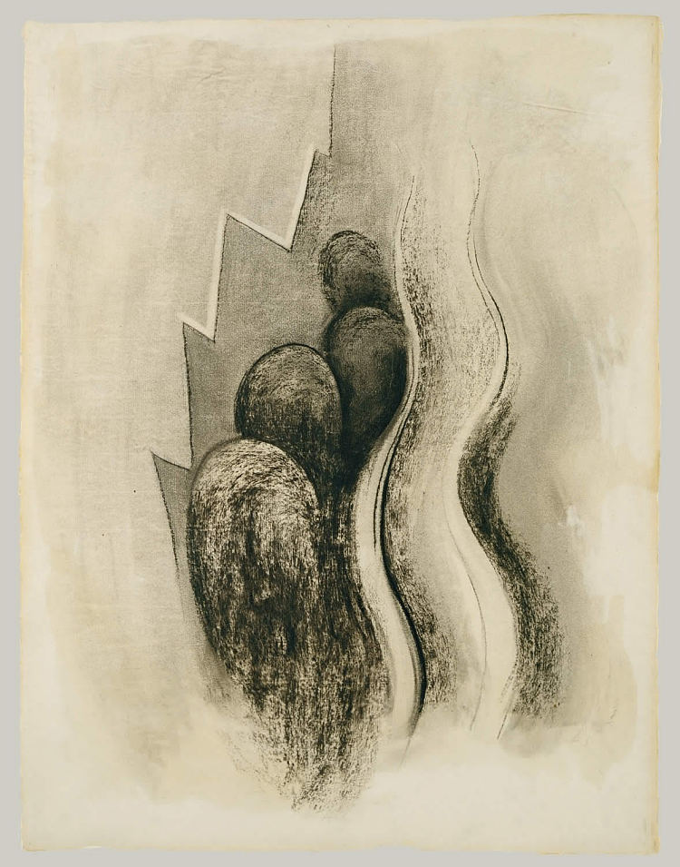 图十三 Drawing XIII (1915)，乔治亚·奥基夫