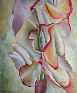 粉红甜豌豆 Pink Sweet Peas (1926)，乔治亚·奥基夫