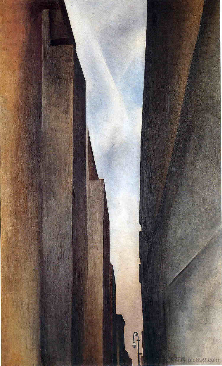 纽约街 II Street of New York II (1926)，乔治亚·奥基夫