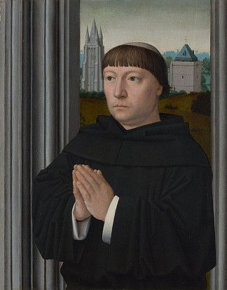 奥古斯丁修道士祈祷 An Augustinian Friar Praying (c.1515)，杰勒德·大卫