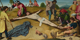 基督被钉在十字架上 Christ Nailed to the Cross (c.1481)，杰勒德·大卫