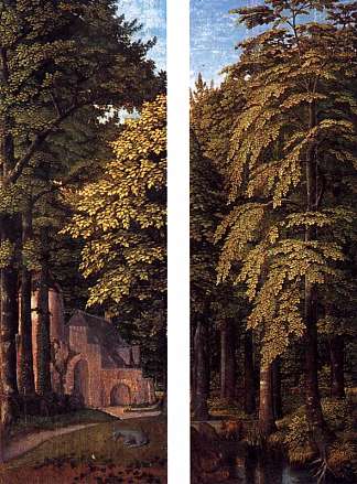 森林场景 Forest Scene (1505)，杰勒德·大卫