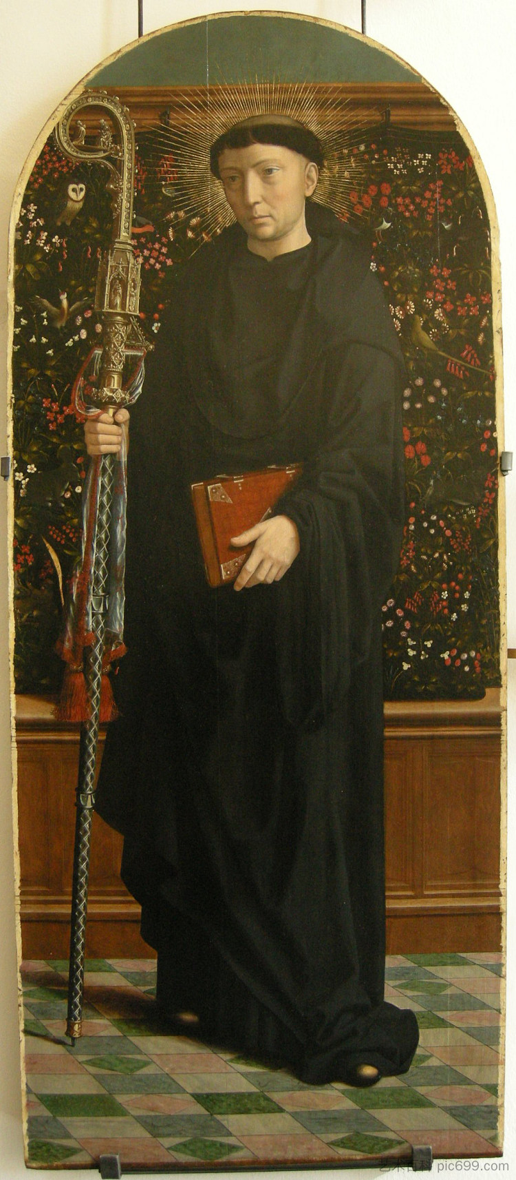 切尔瓦拉息肉:圣毛罗 Polyptych of Cervara: St. Mauro (1506),杰勒德·大卫