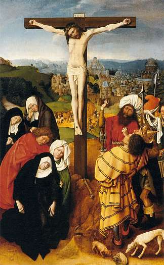 受难 The Crucifixion (c.1475)，杰勒德·大卫