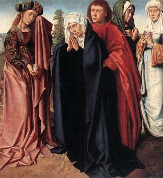 各各他圣女和圣约翰 The Holy Women and St. John at Golgotha (1480 – 1485)，杰勒德·大卫