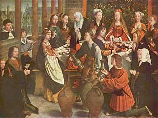 迦拿的婚礼 The Marriage at Cana (c.1500 – c.1503)，杰勒德·大卫