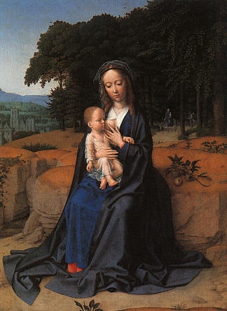 其余的在飞往埃及的航班上 The Rest on the Flight into Egypt (c.1512 – c.1515)，杰勒德·大卫