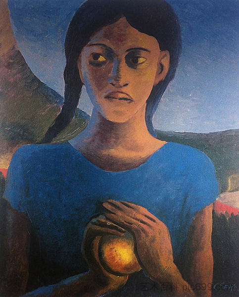 女孩与橙色 GIRL WITH ORANGE (1942)，杰拉德·塞科托