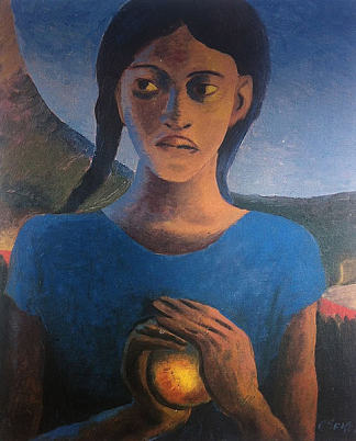 女孩与橙色 GIRL WITH ORANGE (1942)，杰拉德·塞科托