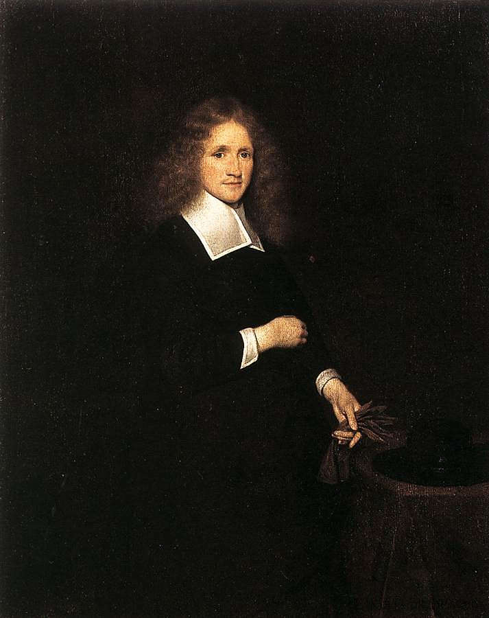 一个年轻人的肖像 Portrait of a Young Man (1670)，杰拉德·特·博尔奇