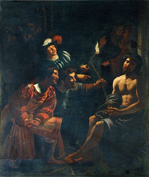 对基督的嘲弄 The Mocking of Christ (1612 - 1613)，杰拉德·范·洪托斯特