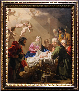 牧羊人的崇拜 Adoration of the Shepherds (1632)，杰拉德·范·洪托斯特