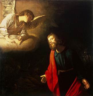 客西马尼园里的基督（《园子里的痛苦》） Christ in the Garden of Gethsemane (The Agony in the Garden) (c.1617)，杰拉德·范·洪托斯特