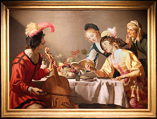 音乐会 The Concert (c.1620 – c.1627)，杰拉德·范·洪托斯特