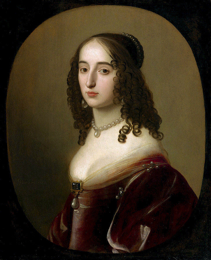 霍索斯特·伊丽莎白·帕拉丁 Honthorst Elisabeth Palatine (1642)，杰拉德·范·洪托斯特