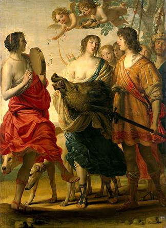 梅拉热和亚特兰特 Meleager und Atalante (1632)，杰拉德·范·洪托斯特