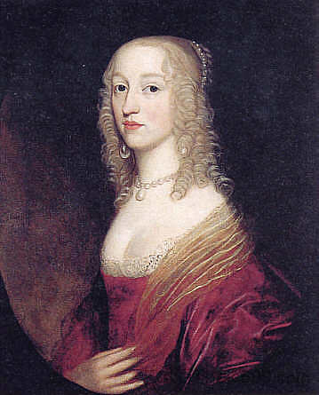 路易斯·霍兰丁的肖像 Portrait of Luise Hollandine (1642)，杰拉德·范·洪托斯特