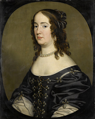阿玛利亚·范·索尔姆斯的肖像 Portret Van Amalia Van Solms (1651)，杰拉德·范·洪托斯特