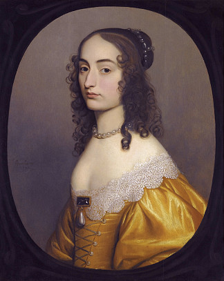 路易丝·霍兰丁公主 Princess Louise Hollandine (1642)，杰拉德·范·洪托斯特