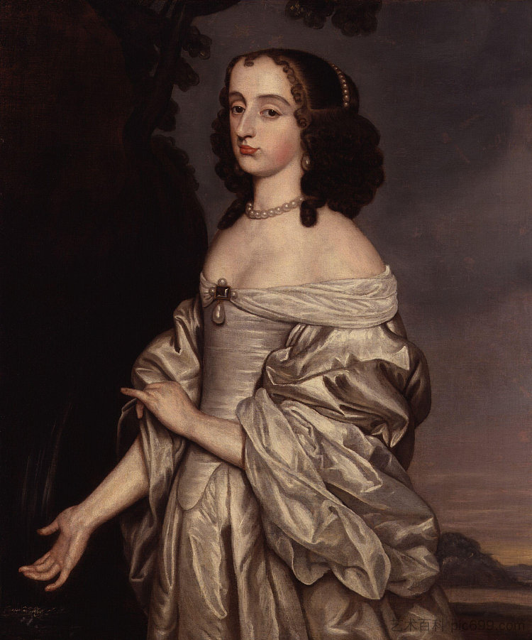 可能是玛丽,奥兰治公主 Probably Mary, Princess of Orange (1656),杰拉德·范·洪托斯特