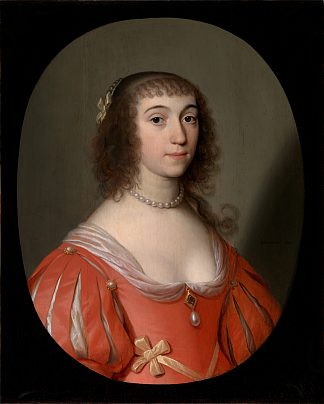 萨宾娜·德尔菲卡的可能肖像 Mogelijk Portret Van Sabina Delphica (1636)，杰拉德·范·洪托斯特