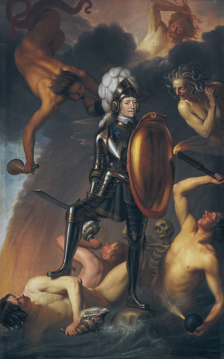 弗雷德里克·亨德里克的恒心 The Constancy of Frederik Hendrik (c.1649 - c.1651),杰拉德·范·洪托斯特