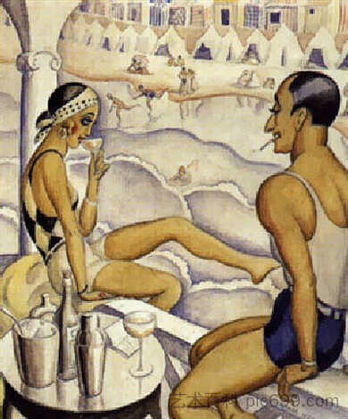 和调情 En Flirt (1925)，格尔达·魏格纳