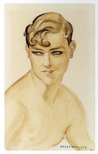 年轻人，裸露胸膛 Young Man, Bare Chested (1938)，格尔达·魏格纳
