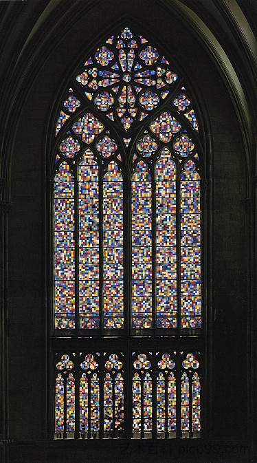 科隆大教堂窗户 Cologne Cathedral Window (2007),葛哈·李希特