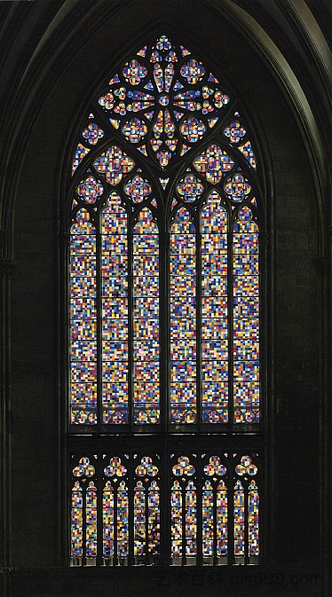 科隆大教堂窗户 Cologne Cathedral Window (2007)，葛哈·李希特