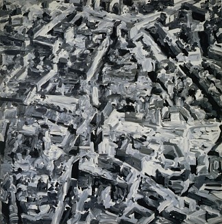城市景观F Townscape F (1968)，葛哈·李希特