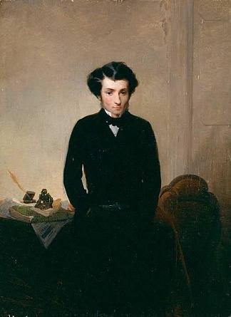 乔万·巴蒂斯塔·博特罗的肖像 Portrait of Giovan Battista Bottero (1851)，杰罗姆·因杜诺