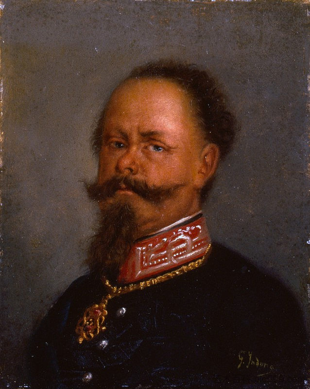 维托里奥·埃马努埃莱二世的肖像 Portrait of Vittorio Emanuele II (c.1860)，杰罗姆·因杜诺