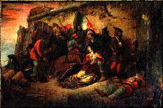 爱国者科隆巴·安东尼蒂在罗马去世 Death of Colomba Antonietti, Patriot, in Rome (1849; Italy                     )，杰罗姆·因杜诺