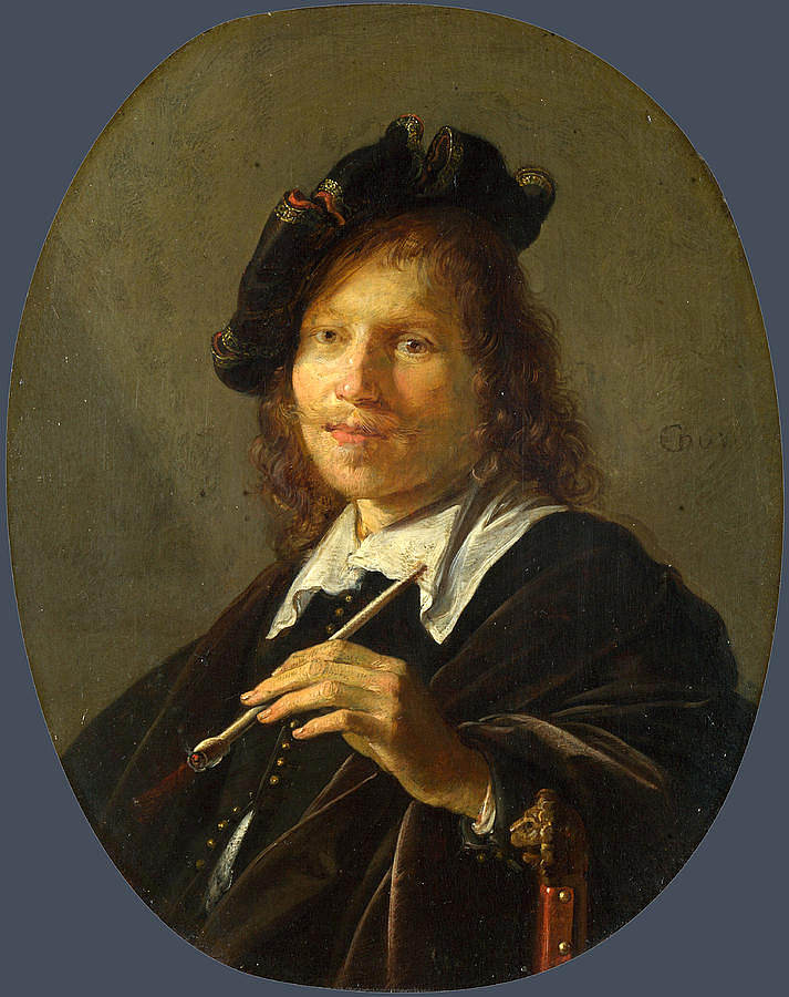 一个男人的肖像 Portrait of a Man (1635 - 1640)，格利特窦
